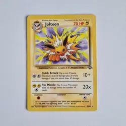 Jolteon Pokemon TCG Jungle 20/64 Regular Rare Non-Holo Card - MP - Image 3