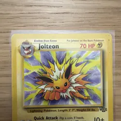 Jolteon 20/64 Pokemon Card TCG Jungle Unlimited Non Holo Rare MP WOTC - Image 2