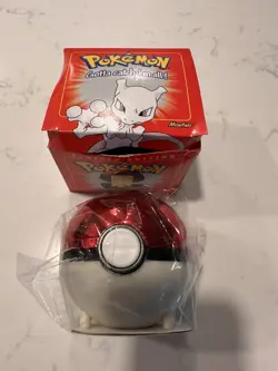 1999 Pokemon 23k Gold Plated Mewtwo Trading Card Sealed NIB Burger King Red Box - Image 1