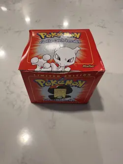 1999 Pokemon 23k Gold Plated Mewtwo Trading Card Sealed NIB Burger King Red Box - Image 3