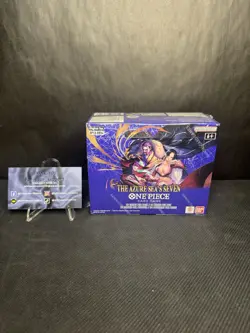 One Piece OP-14 The Azure Sea’s Seven English Booster Box IN HAND! SEALED - Image 1