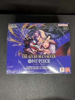 One Piece OP-14 The Azure Sea’s Seven English Booster Box IN HAND! SEALED - Image 2