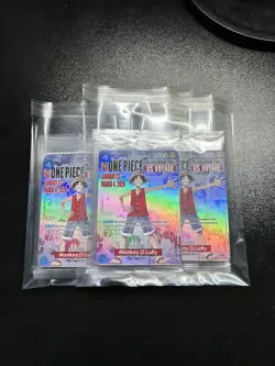 LIMITED RARE One Piece Monkey.D.Luffy US College Basketball Promo Card *DESC* - Image 1