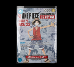 LIMITED RARE One Piece Monkey.D.Luffy US College Basketball Promo Card *DESC* - Image 3