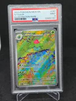 2023 Pokemon SV Pokemon 151 167/165 Ivysaur Special Illustration Rare PSA 9 - Image 1