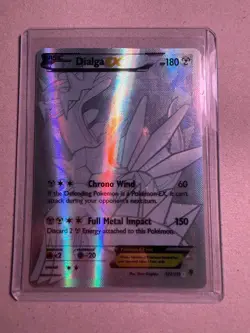 2014 Pokemon XY Full Art Dialga Ex Holo Phantom Forces 122/119 LP-NM - Image 3