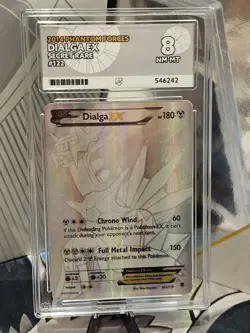 ACE 8 2014 POKEMON XY PHANTOM FORCES #122 FULL ART/DIALGA EX NOT PSA - Image 1