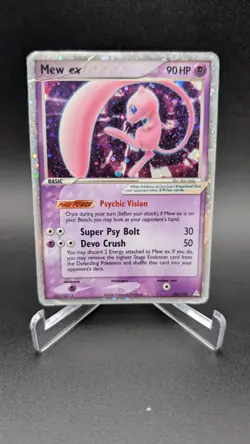 Pokemon TCG Mew EX Holon Phantoms Holo Ultra Rare Card 100/110 - Image 1