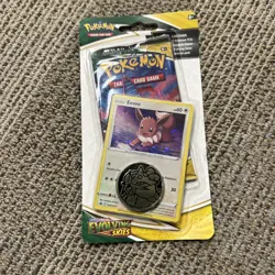 Pokemon TCG Evolving Skies Checklane Blister Pack with Eevee Promo SEALED - Image 1