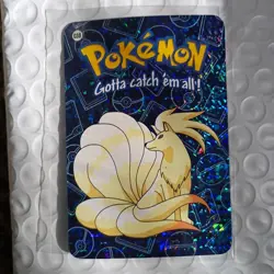 Ninetales #038 - Vintage Vending Machine Prism Sticker 2000 - Pokemon Card - Image 1