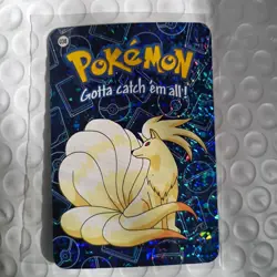 Ninetales #038 - Vintage Vending Machine Prism Sticker 2000 - Pokemon Card - Image 2