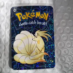 Ninetales #038 - Vintage Vending Machine Prism Sticker 2000 - Pokemon Card - Image 3