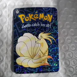Ninetales #038 - Vintage Vending Machine Prism Sticker 2000 - Pokemon Card - Image 4