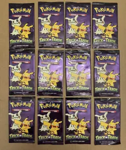 12 Pack Pokemon TCG Trick or Trade Booster Packs 2023 Halloween Card Lot Bundle - Image 1
