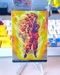 Super Saiyan 3 Son Goku - 7-14 N - Dragon Ball Itajaga Card Sealed Japanese - Image 1