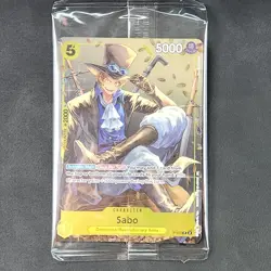 Sabo P-073 One Piece Promotion Cards Foil Sealed Pack Tin Pack Vol.2 English - Image 1