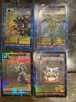 Digimon CCG 1999 Holographic Lot Of 4 Cards - Image 1