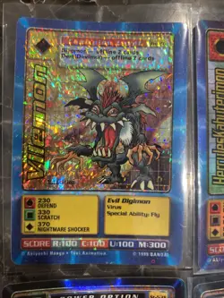 Digimon CCG 1999 Holographic Lot Of 4 Cards - Image 3
