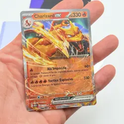 CARTA POKEMON CARD - CHARIZARD EX 006/165 - ITA - 151 - 2023 - NEAR MINT - Image 2
