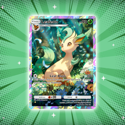 Leafeon #70 Illustration Rare Pokemon TCG Pocket Eevee Grove Holo Card - Image 1