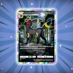 Umbreon #77 Illustration Rare Pokemon TCG Pocket Eevee Grove Holo Card - Image 1