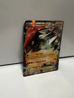 Pokemon Card Groudon EX XY42 XY Black Star Promo Half Art Ultra Rare L/P - Image 3