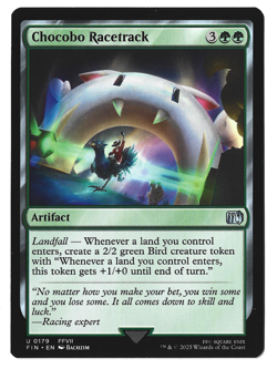 Magic The Gathering Final Fantasy Cards Chocobo Racetrack - FINAL FANTASY (FIN) - Image 1