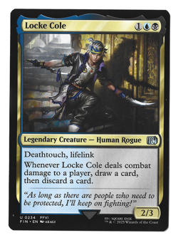 Magic The Gathering Final Fantasy Cards Locke Cole - Image 1