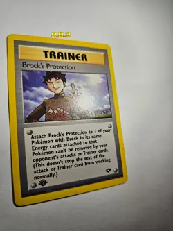 Pokemon TCG | Gym Challenge | Brock's Protection | 1st Edition Card | 101/132 - Image 3