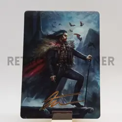 MTG - Innistrad Crimson Vow Art Series - 71 Dracula Blood Immortal Signature - Image 1