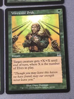 Wirewood Pride X4 Onslaught Ex /NM Condition See Pics Front Back - Image 2