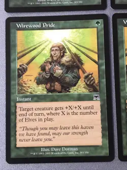 Wirewood Pride X4 Onslaught Ex /NM Condition See Pics Front Back - Image 3