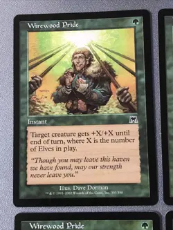 Wirewood Pride X4 Onslaught Ex /NM Condition See Pics Front Back - Image 4