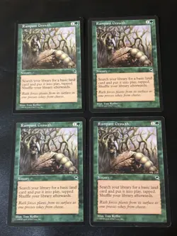 Rampant Growth X4 Tempest Ex Condition See Pics Front Back - Image 1