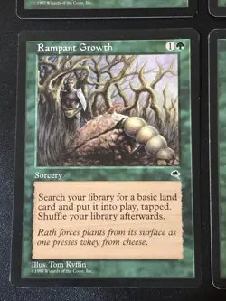 Rampant Growth X4 Tempest Ex Condition See Pics Front Back - Image 3
