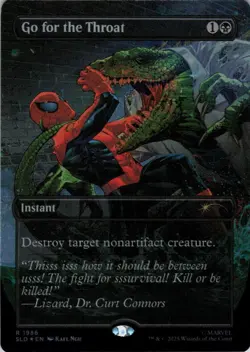 MTG Go for the Throat (Rainbow) (1986) | NM Foil | Secret Lair Spider-Man {SLD} - Image 2