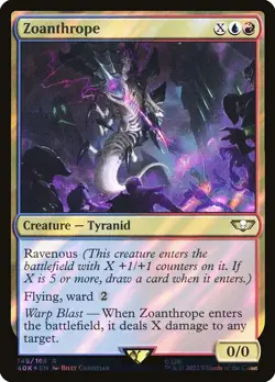 Zoanthrope R Surge Foil #149 | 40K Warhammer 40,000 Commander | MTG - Image 1