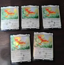Lot Of 5 Aang, Air Nomad - Media Promos Magic The Gathering Foil Near Mint - Image 1