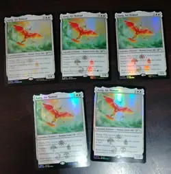 Lot Of 5 Aang, Air Nomad - Media Promos Magic The Gathering Foil Near Mint - Image 2