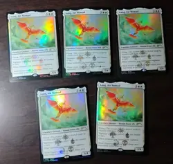Lot Of 5 Aang, Air Nomad - Media Promos Magic The Gathering Foil Near Mint - Image 3