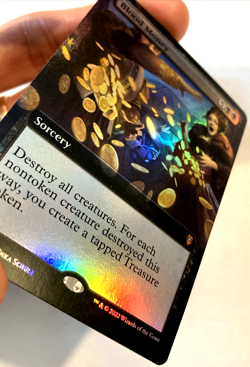 MTG Blood Money Commander *EXTENDED ART FOIL* Legends Baldur's Gate 571 NM - Image 3