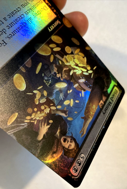 MTG Blood Money Commander *EXTENDED ART FOIL* Legends Baldur's Gate 571 NM - Image 4