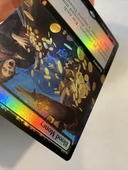 MTG Blood Money Commander *EXTENDED ART FOIL* Legends Baldur's Gate 571 NM - Image 5