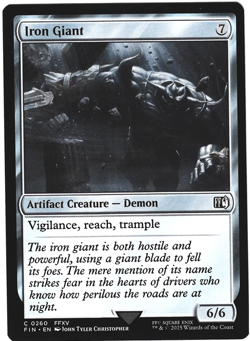 Magic The Gathering Iron Giant - FINAL FANTASY - Image 1