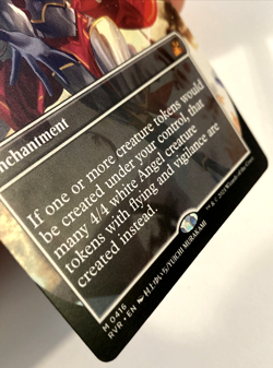 MTG Divine Visitation ANIME BORDERLESS Ravnica Remastered 416 NM - Image 2