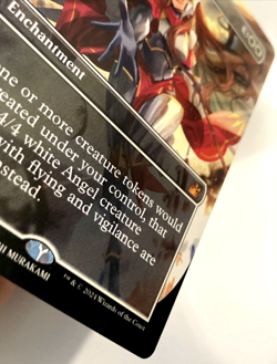 MTG Divine Visitation ANIME BORDERLESS Ravnica Remastered 416 NM - Image 3