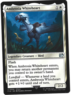 Magic The Gathering Ambrosia Whiteheart - FINAL FANTASY (FIN) - Image 1