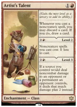 MTG BOLOOMBURROW Artist's Talent 124 Regular - Image 1