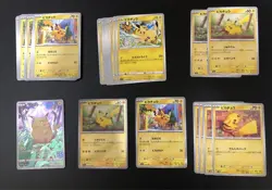 Pokemon Card Pikachu Lot 34 Cards Bulk Set Vintage Modern Holo Rare Collection - Image 1