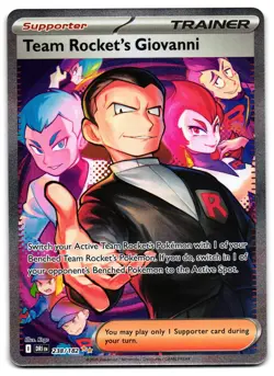 Team Rocket's Giovanni 238/182 - Destined Rivals Pokemon TCG - NM Card - Image 1
